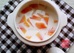 木瓜牛奶的做法图解5