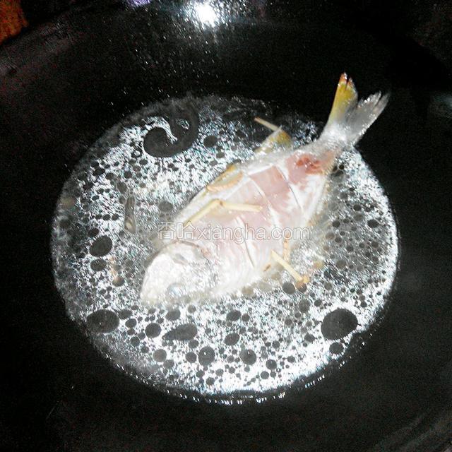 然后放入姜