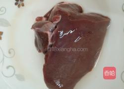 猪肝面的做法图解2