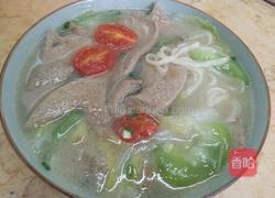 猪肝面的做法图解7