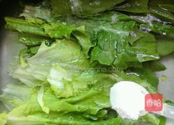 豉汁油麦菜的做法图解2