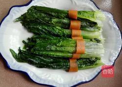 豉汁油麦菜的做法图解7