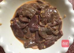 黄瓜炒猪肝的做法图解4