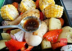 时蔬烤鸡腿肉的做法图解6