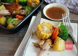 时蔬烤鸡腿肉的做法图解12