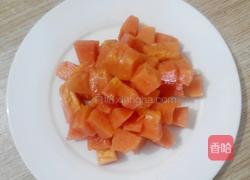 木瓜酸奶西米露的做法图解3