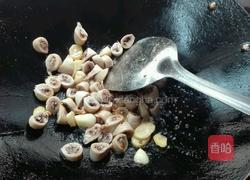 芥蓝炒生肠的做法图解3