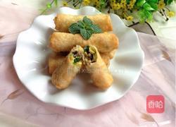 三鲜素春卷的做法图解10