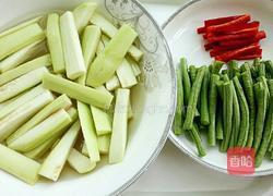 蚝油茄子烧豆角的做法图解4