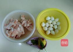 鹌鹑蛋红烧肉的做法图解1