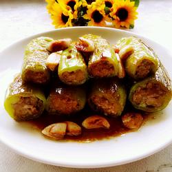 肉酿虎皮青椒的做法[图]