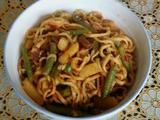 土豆豆角焖面