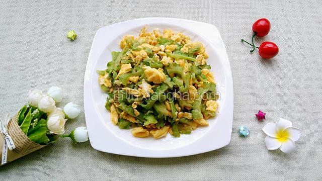 鸡蛋炒苦瓜