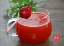 草莓汁的做法图解1