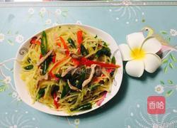 尖椒土豆炒肉丝的做法图解7