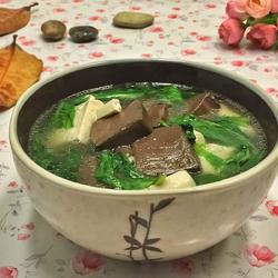 鸭血豆腐汤的做法[图]