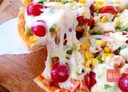 平底锅披萨的做法图解12