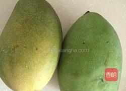 椰汁牛奶芒果糕。的做法图解3