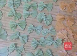 青汁胡萝卜蝴蝶面的做法图解6