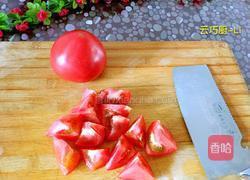 韭香西红柿鸡蛋打卤面的做法图解3