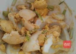 小葱拌鸡蛋的做法图解4