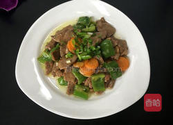 青椒炒猪肝的做法图解9