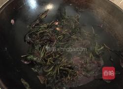 菜籽油清炒红觅菜的做法图解5