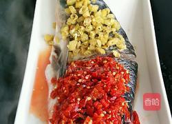 剁椒双色鱼头的做法图解4