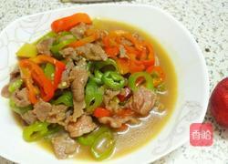 尖椒炒牛肉的做法图解4