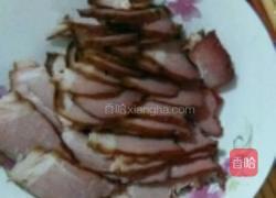 青椒洋葱炒腊肉的做法图解2
