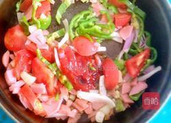 蒜香火腿意大利面的做法图解7