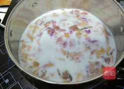 玫瑰椰香布丁的做法图解6