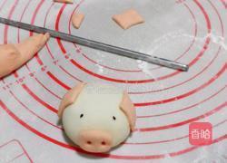 小猪豆沙包的做法图解5