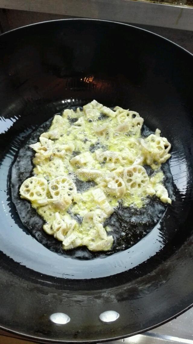 翻炒，划散