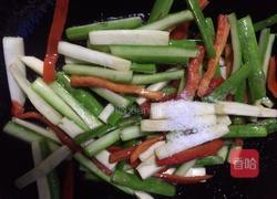 清炒茭白芦笋的做法图解6
