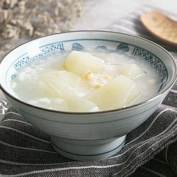 止咳川贝水梨粥的做法[图]