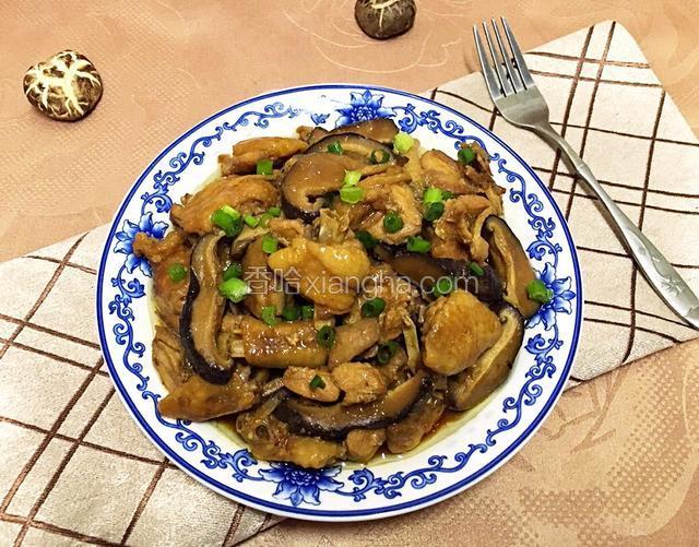 香菇蒸滑鸡