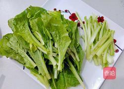 小白菜滑肉汤的做法图解3
