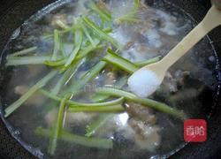 小白菜滑肉汤的做法图解8