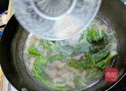 小白菜滑肉汤的做法图解13