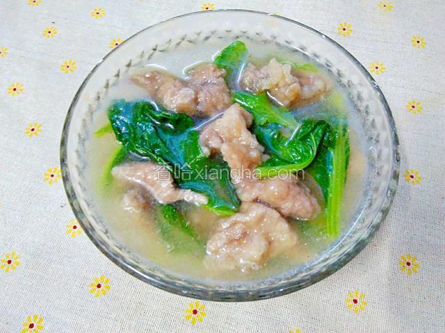 盛汤，开吃。
