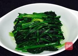 姜蒜香汁菠菜的做法图解6