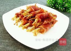 培根金针菇卷的做法图解11
