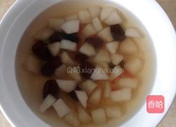 红枣雪梨炖冰糖的做法图解5