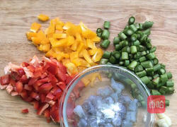 芦笋彩椒虾仁的做法图解3