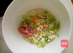 花菜肉沫蒸蛋的做法图解2