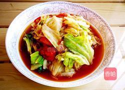 大头菜炒西红柿的做法图解5