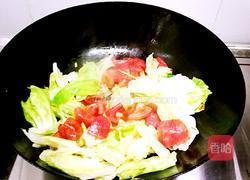 大头菜炒西红柿的做法图解4