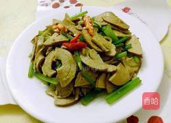 芹菜炒豆腐干的做法图解10