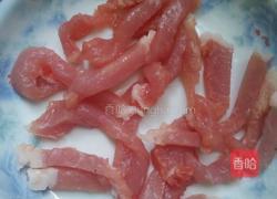 肉丝炒豆苗的做法图解3